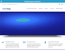 Tablet Screenshot of guidedsurgerysolutions.com